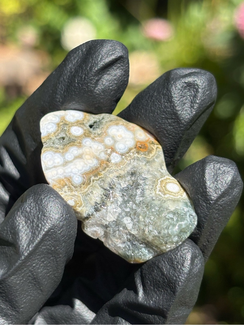 Ocean Jasper Crystal Set - Polished Sea Jasper Bundle - Orbicular Jasper - Picture 6 of 17